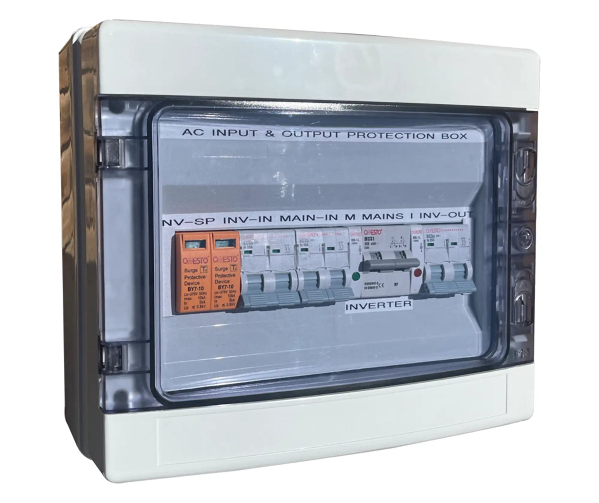 AC Input & Output DB Board for 5kW 1 Phase Inverter - ONESTO - Standard Lighting