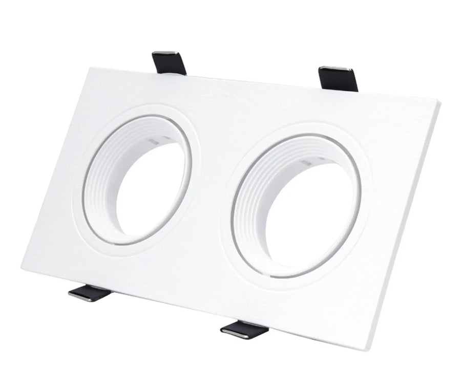 Anti-Glare Shallow Recessed Fitting | 1 Lamp | 2 Lamp | 3 Lamp - O-LITE - Standard Lighting