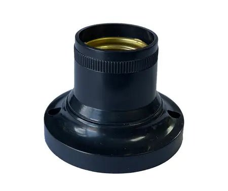 BLACK E27 PLASTIC LAMP HOLDER - Standard Lighting (Pty) Ltd