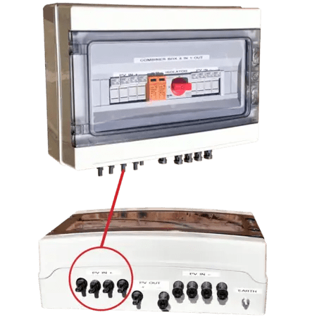 CB4 - 1 COMBINER BOX 4 IN 1 OUT - Standard Lighting (Pty) Ltd