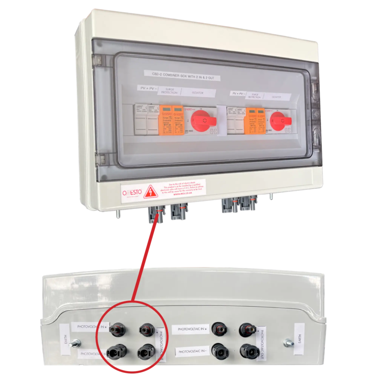Combiner Box 2 In 2 Out - ONESTO - Standard Lighting