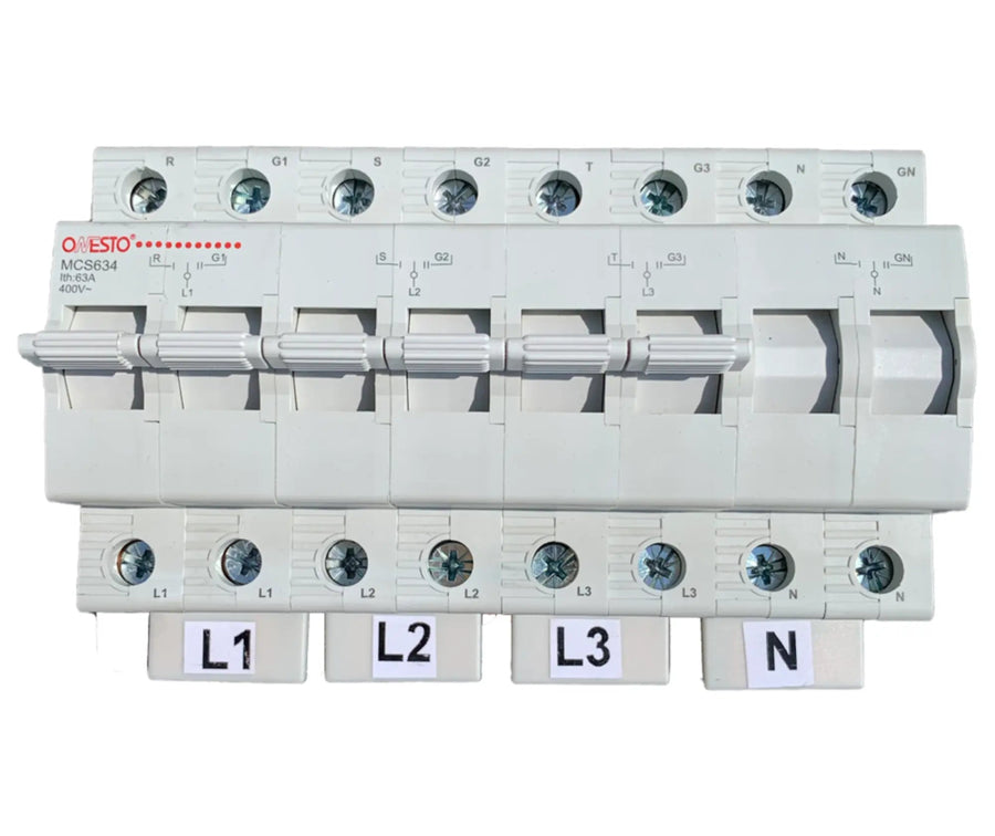 Din Mount Change Over Switch - ONESTO - Standard Lighting