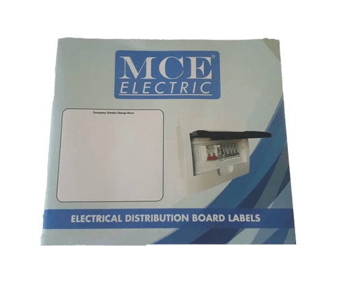 DISTRIBUTION BOARD LABEL BOOK - Standard Lighting (Pty) Ltd