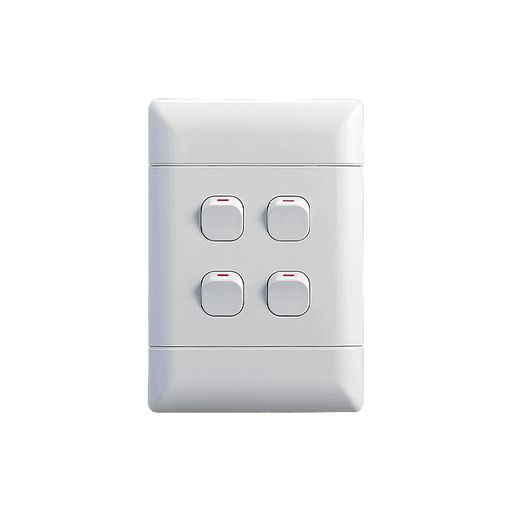 DOMESTIC 4 LEVER 1 WAY LIGHT SWITCH - Standard Lighting (Pty) Ltd