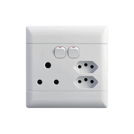 DOMESTIC 4X4 SINGLE SOCKET + RSA SOCKET - Standard Lighting (Pty) Ltd