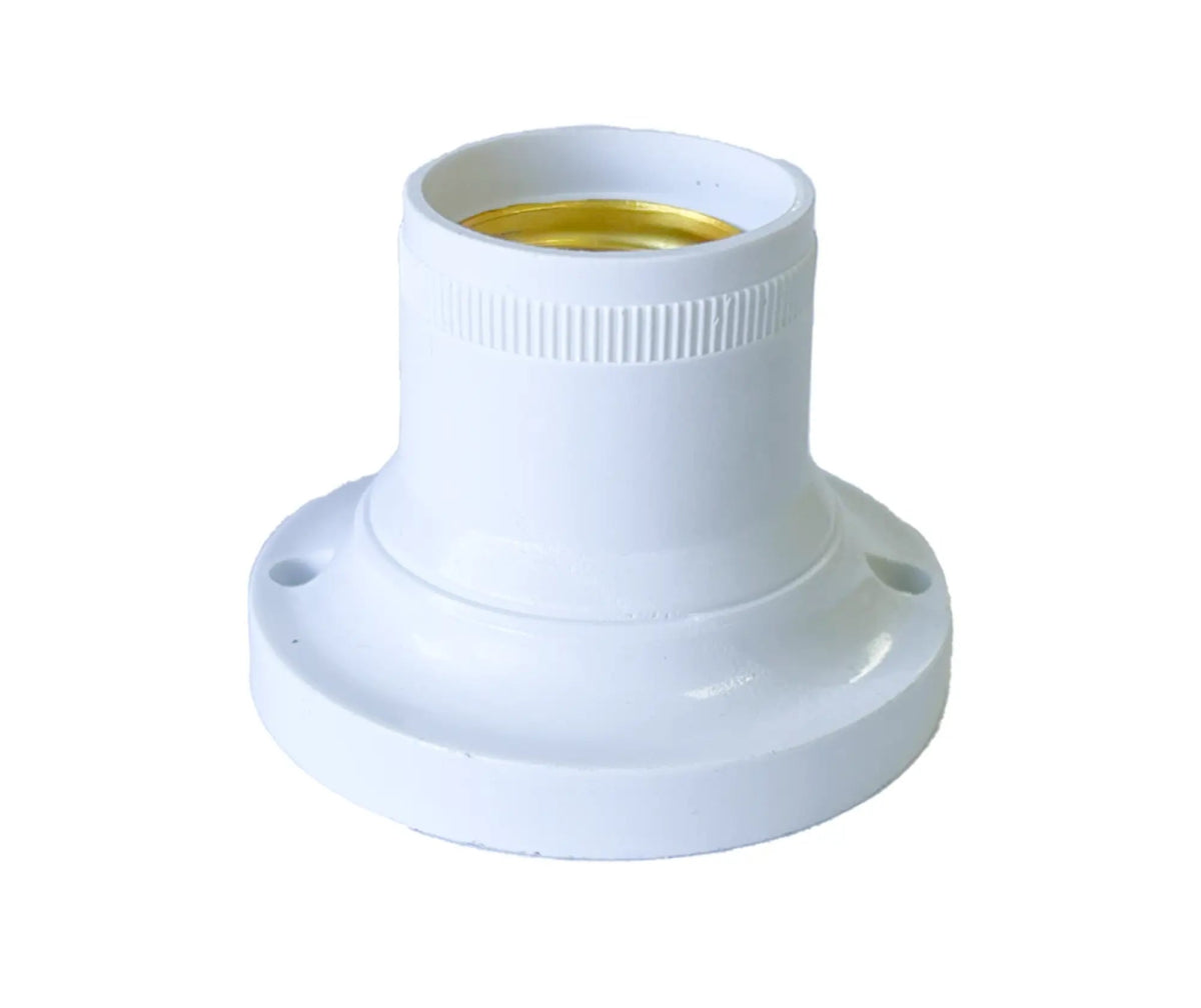 E27 Plastic Base Mount Lamp Holder (Per 10 Pieces) - O - LITE - Standard Lighting