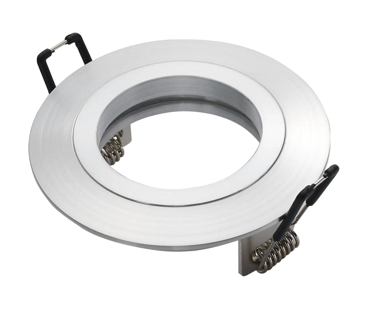 Fixed Round Downlight Fitting Satin Nickel - O-LITE - Standard Lighting