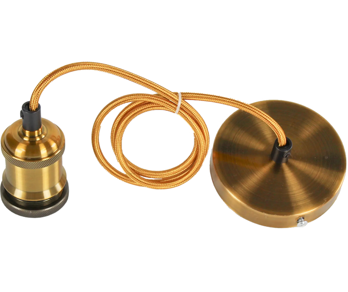 Gold Copper Pendant Lamp Holder - O - LITE - Standard Lighting