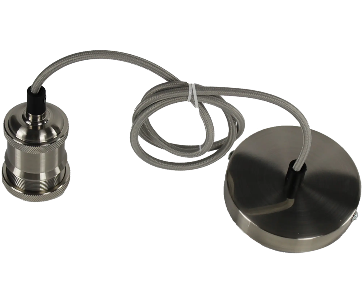 Gun Metal Pendant Lamp Holder - O - LITE - Standard Lighting
