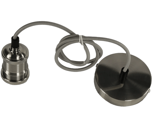 Gun Metal Pendant Lamp Holder - O - Lite - Standard Lighting (Pty) Ltd