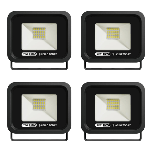 HELLO TODAY 20W FLOOD LIGHT - PACK OF 4 - HELLO TODAY - Standard Lighting (Pty) Ltd