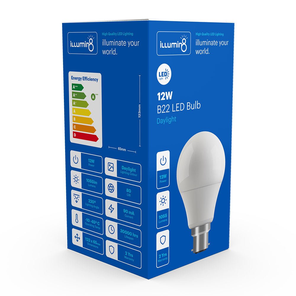 illumin8 12W LED A60 B22 Lamp - ILLUMIN8 - Standard Lighting