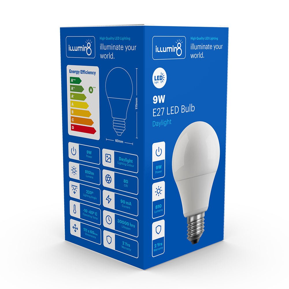 illumin8 9W LED A60 E27 Lamp - ILLUMIN8 - Standard Lighting