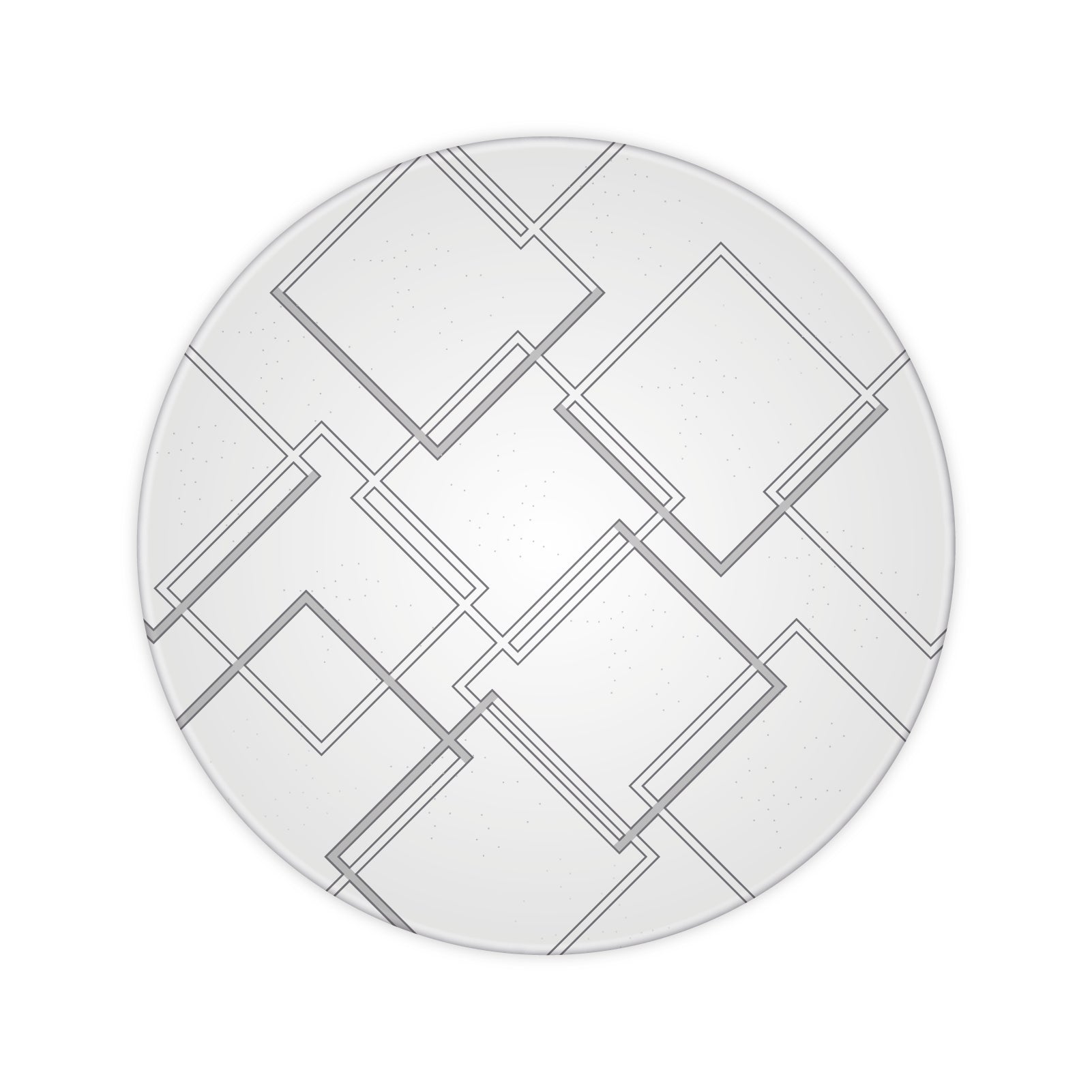 18W Round Surface Mount Ceiling Light - Geometric 2
