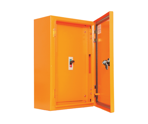 IP65 MILD STEEL SURFACE MOUNTING ENCLOSURE FOR ONESTO KCM1 MCCB - Standard Lighting (Pty) Ltd