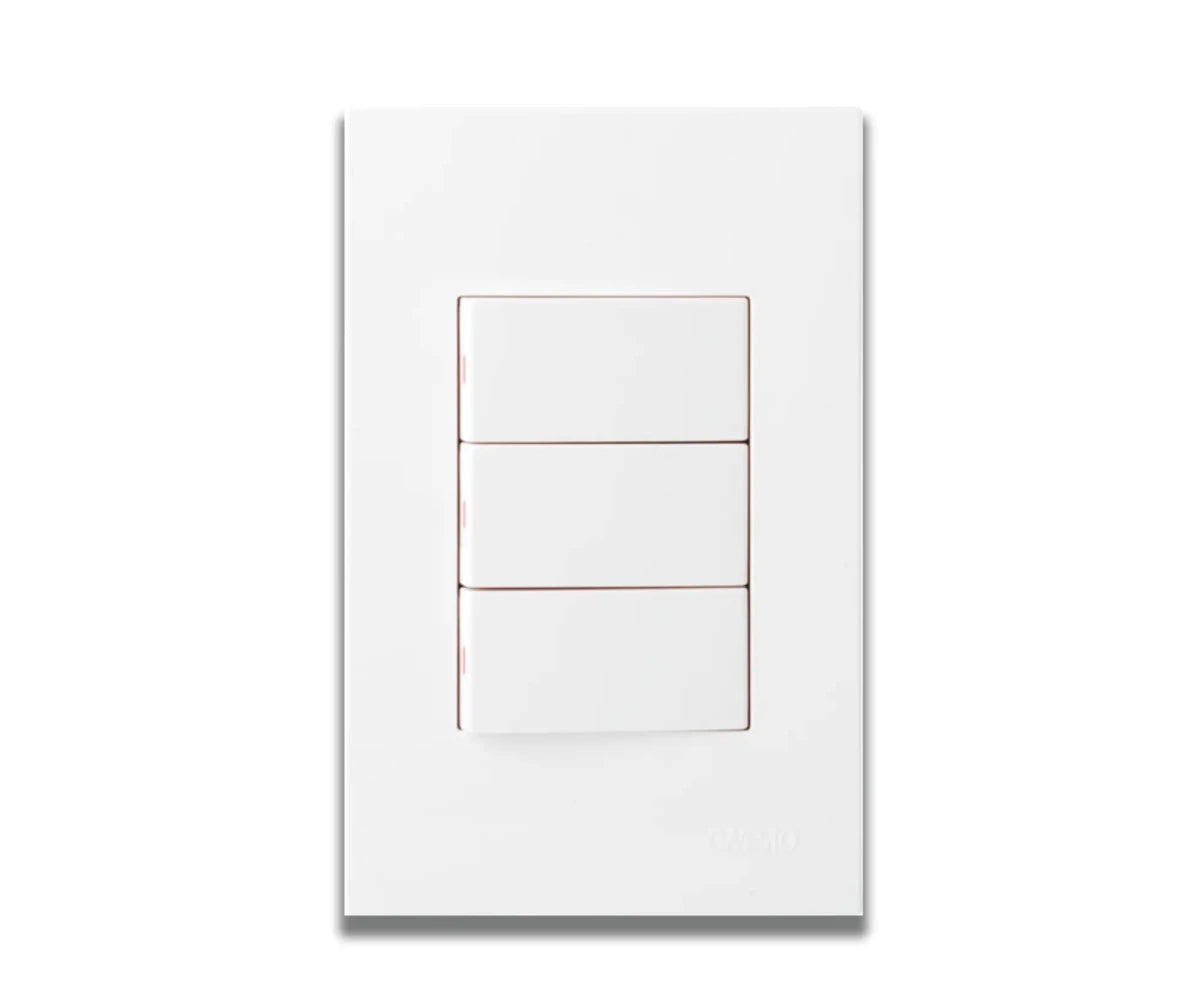 Matrix 2x4 3 Lever Switch - ONESTO - Standard Lighting