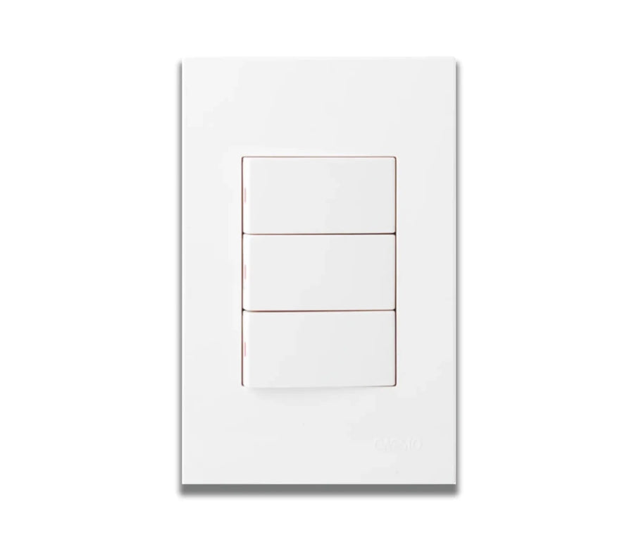 Matrix 2x4 3 Lever Switch - ONESTO - Standard Lighting