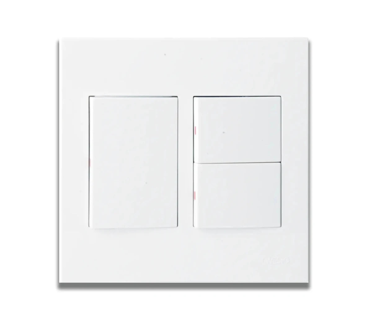 Matrix 4x4 3 Lever Rocker Switch - ONESTO - Standard Lighting
