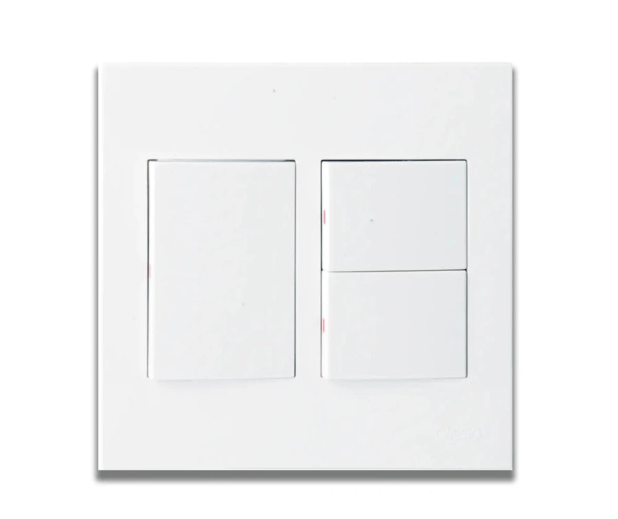 Matrix 4x4 3 Lever Rocker Switch - ONESTO - Standard Lighting