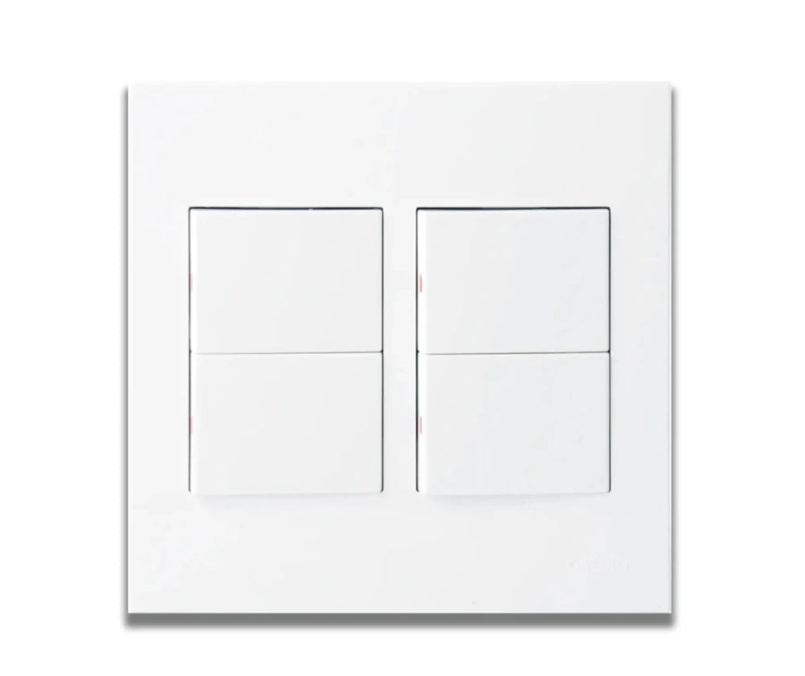 Matrix 4x4 4 Lever Rocker Switch - ONESTO - Standard Lighting