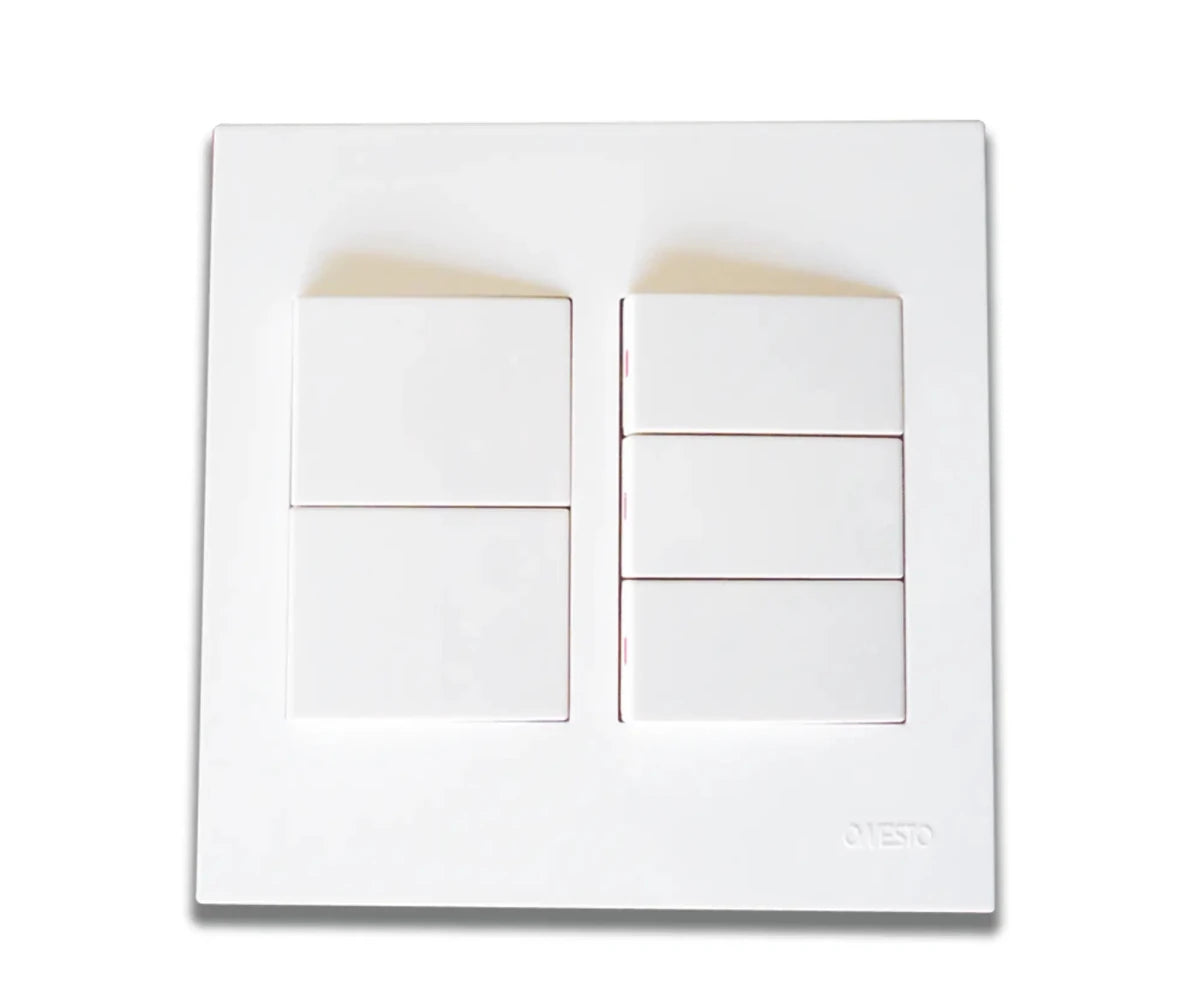 Matrix 4x4 5 Lever Rocker Switch - ONESTO - Standard Lighting