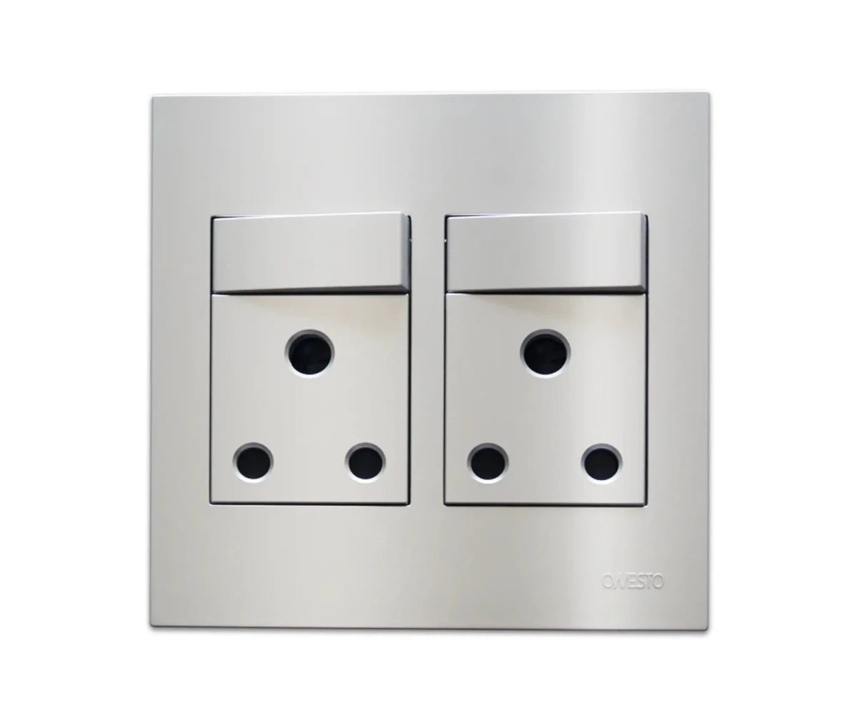 Matrix 4x4 Double Socket - ONESTO - Standard Lighting