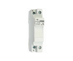 MCE 1 POLE + NEUTRAL DIN RAIL FUSE HOLDER - MCE Electric - Standard Lighting