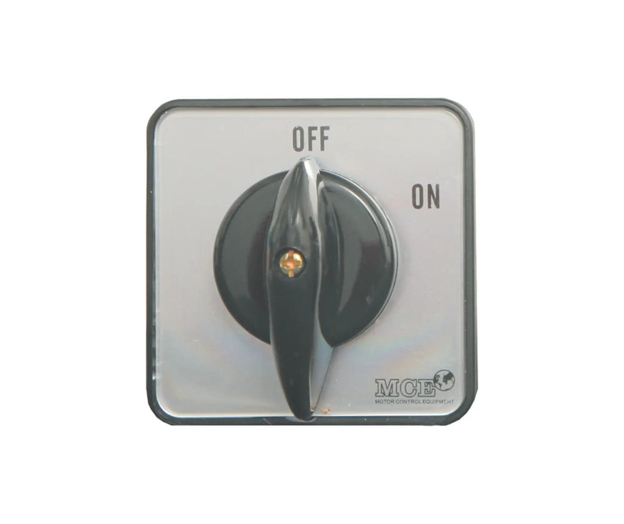 MCE 2 POLE OFF/ON PANEL MOUNT ISOLATORS - MCE Electric - Standard Lighting