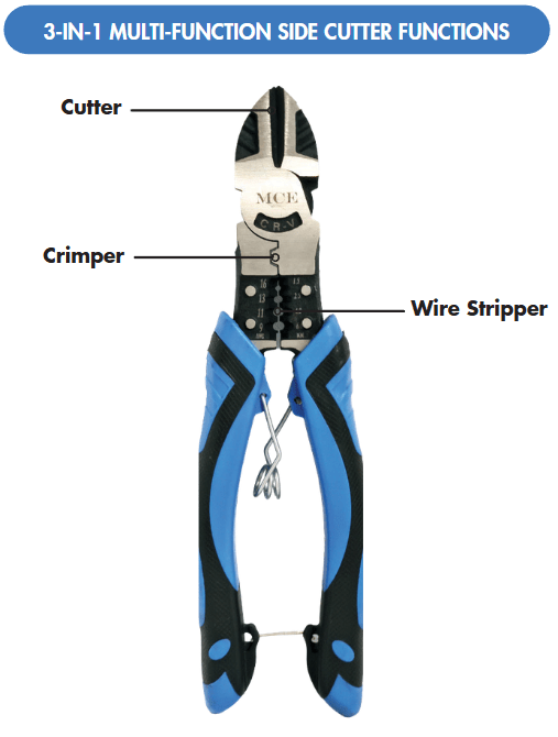 MCE 3 in 1 Multi - Functional Side Cutters - MCE ELECTRIC - Standard Lighting