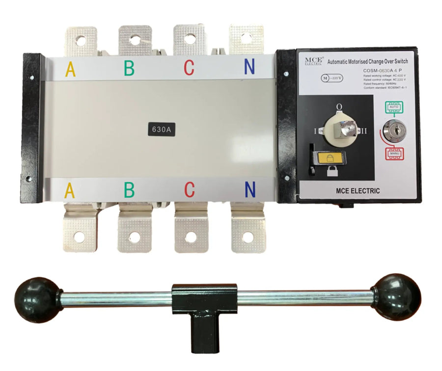 MCE 4 POLE AUTOMATIC MOTORISED CHANGE OVER SWITCHES - MCE Electric - Standard Lighting