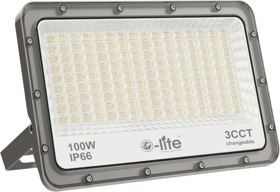 O - Lite 100W 3CCT LED Floodlight - O - LITE - Standard Lighting