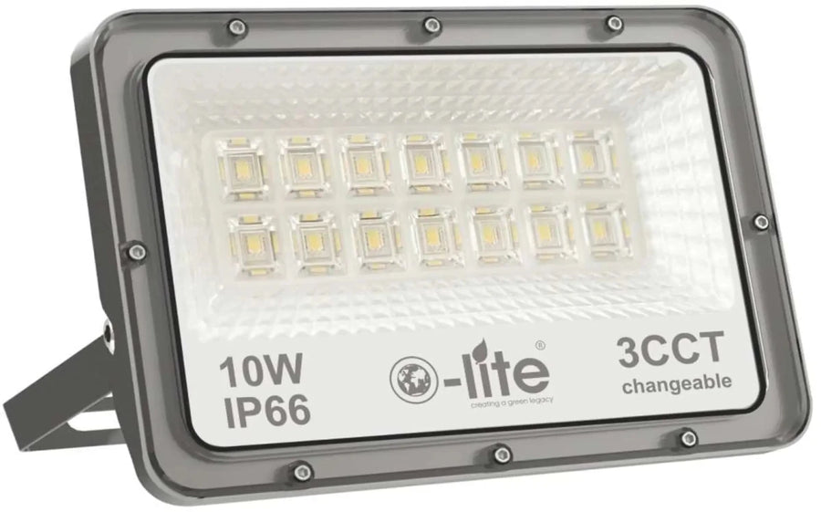 O - Lite 10W 3CCT LED Floodlight - O - LITE - Standard Lighting