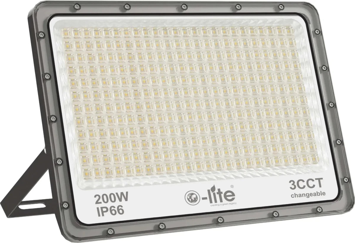 O - Lite 200W 3CCT LED Floodlight - O - LITE - Standard Lighting