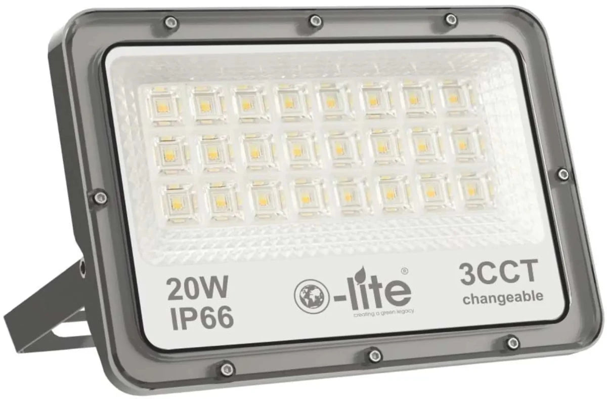 O - Lite 20W 3CCT LED Floodlight - O - LITE - Standard Lighting
