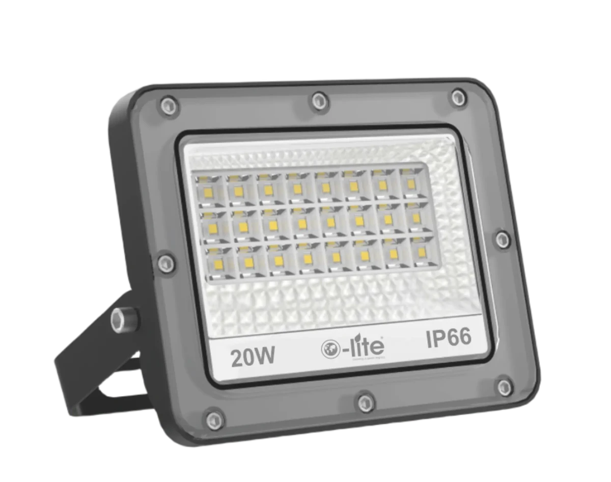 O - Lite 20W LED Floodlight Cool White - O - LITE - Standard Lighting