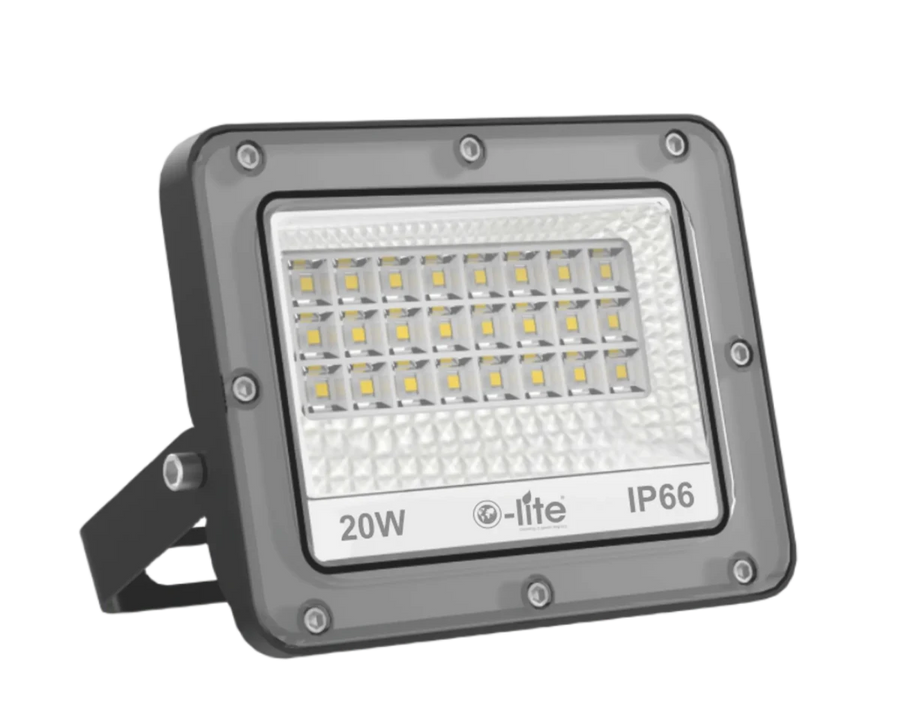 O - Lite 20W LED Floodlight Cool White - O - LITE - Standard Lighting