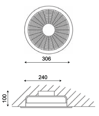 O - Lite 28W Extractor Fan - O - LITE - Standard Lighting