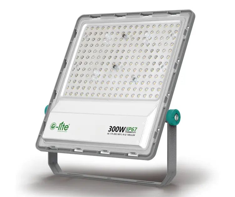 O - Lite 300W Slim LED Floodlight Cool White - O - LITE - Standard Lighting