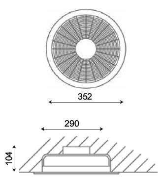 O - Lite 32W Extractor Fan - O - LITE - Standard Lighting