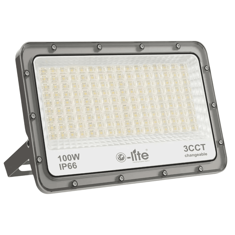 O-Lite 3CCT-OFBN-100 100W 3CCT LED Floodlight - O-LITE - Standard Lighting