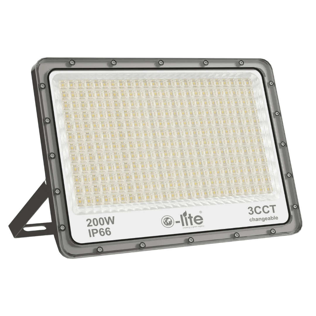 O-Lite 3CCT-OFBN-200 200W 3CCT LED Floodlight - O-LITE - Standard Lighting