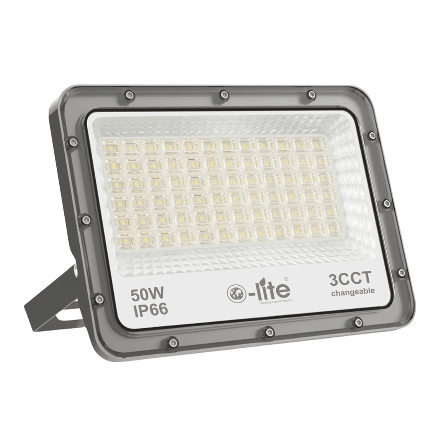 O-Lite 3CCT-OFBN-50 50W 3CCT LED Floodlight - O-LITE - Standard Lighting