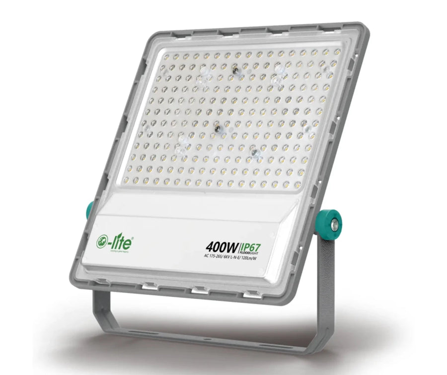 O - Lite 400W Slim LED Floodlight Cool White - O - LITE - Standard Lighting