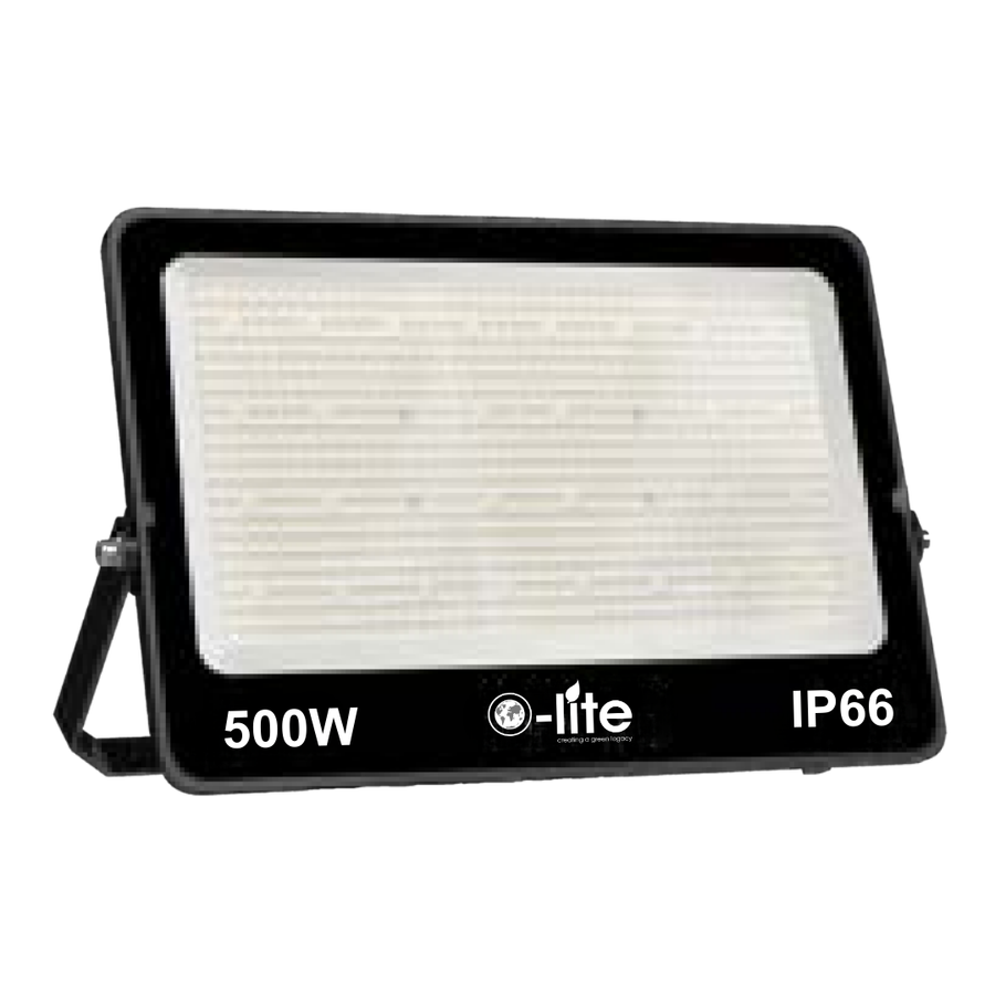 O - Lite 500W LED Floodlight Cool White - O - LITE - Standard Lighting