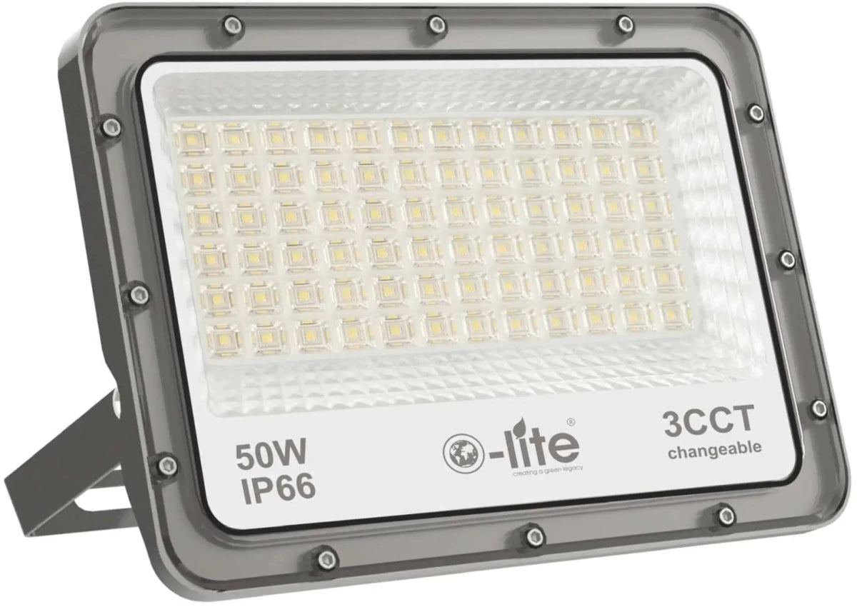 O - Lite 50W 3CCT LED Floodlight - O - LITE - Standard Lighting