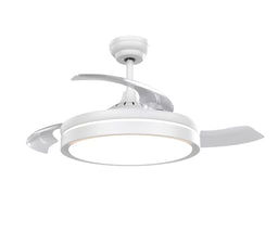 O - LITE AQUILA RETRACTABLE 3 BLADE CEILING FAN WHITE - O - Lite - Standard Lighting