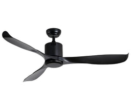 O - LITE ARIOSA 3 BLADE BLACK CEILING FAN WITHOUT LIGHT - O - Lite - Standard Lighting