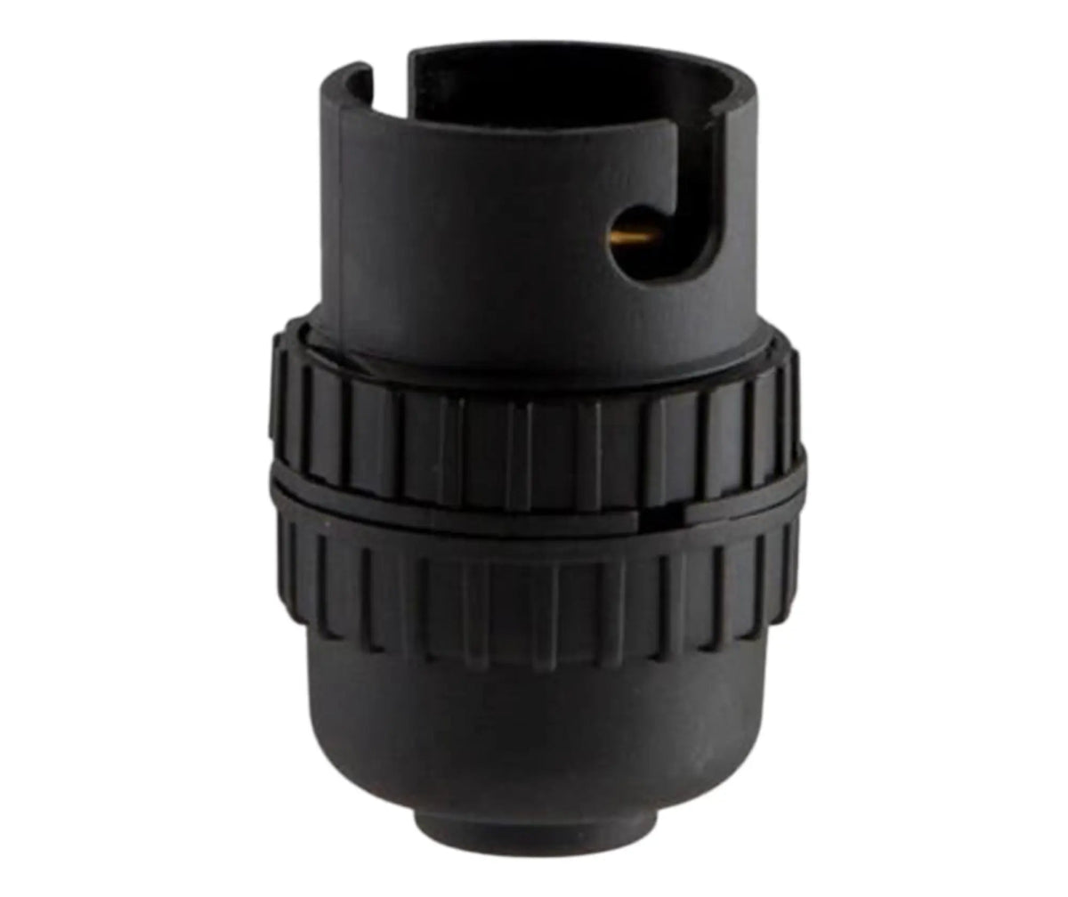 O - LITE B22 LAMP HOLDER BLACK (PER 20 PIECES) - O - Lite - Standard Lighting