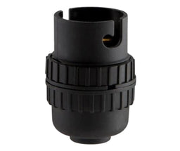 O - LITE B22 LAMP HOLDER BLACK (PER 20 PIECES) - O - Lite - Standard Lighting