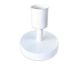 O - LITE E27 BASE MOUNT ADJUSTABLE LAMP HOLDER WHITE (PER 10 PIECES) - O - Lite - Standard Lighting